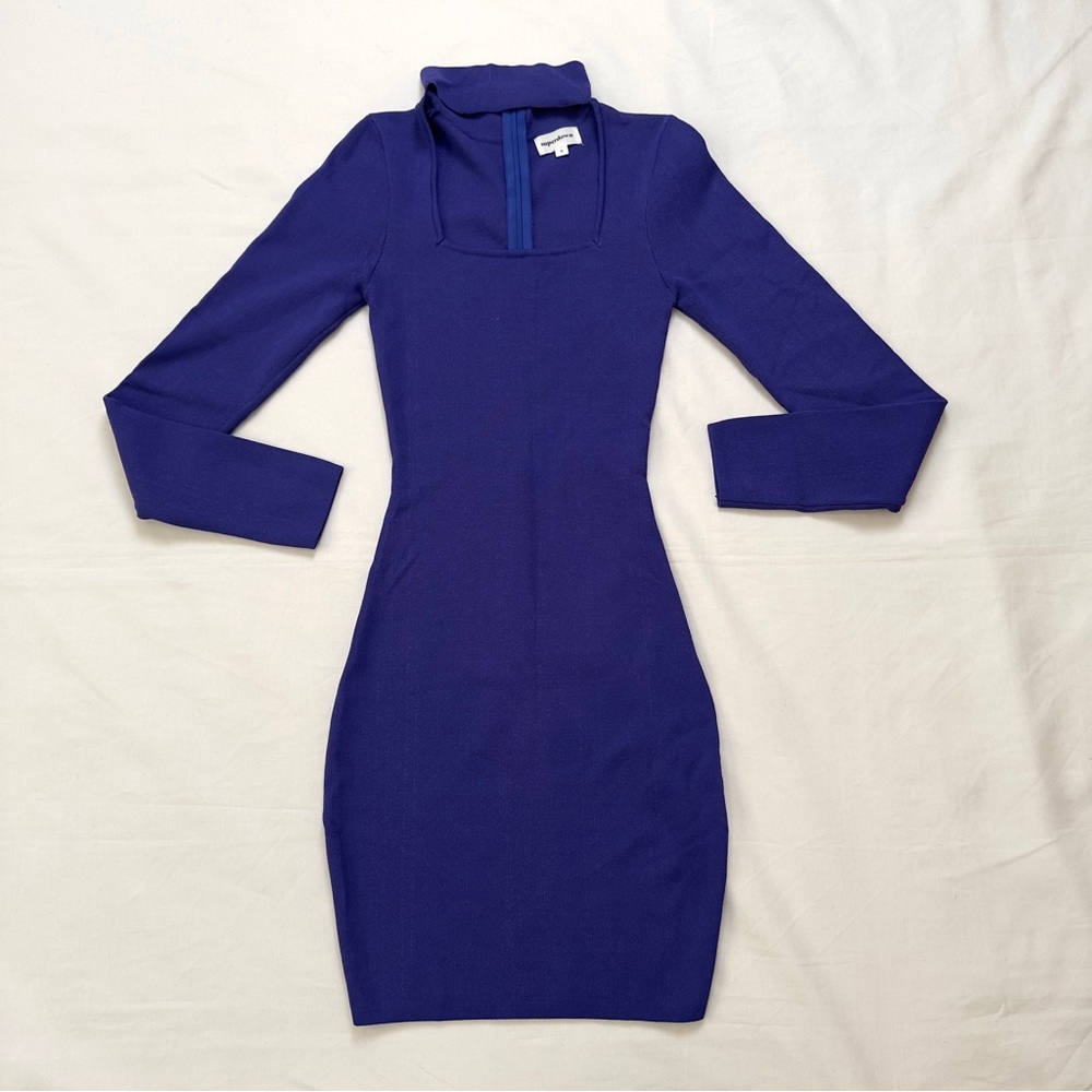 Revolve Superdown Blue Long Sleeve Sweater Dress size S